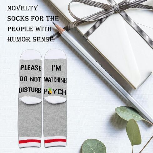 2PAIRS Novelty Detective Drama Inspired Socks Present TV Show Socks For Fans in Saudi Arabia