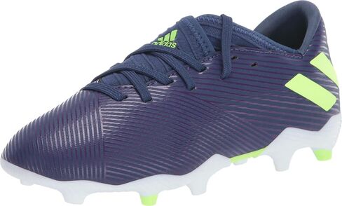 adidas Men's Nemeziz 19.3 Firm Ground Soccer Shoe, Signal Green/Black/Team Royal Blue, 11 M US in Saudi Arabia