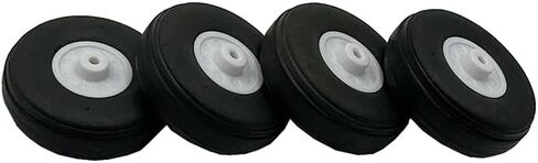 5PCS RC Airplane Light Sponge Tire with Plastic Hub for RC Plane Helicopter DIY Model Plane Wheel Replace Parts (2.25 Inch) in Kuwait