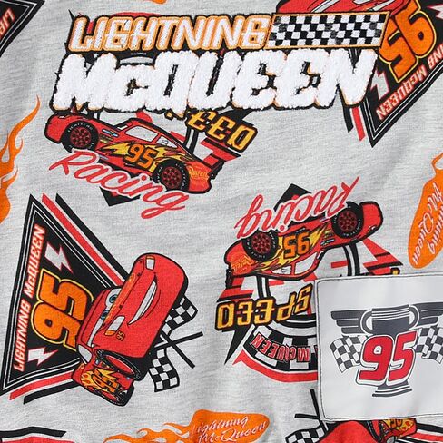 Disney Cars Lightning McQueen Boys 2 Piece Short Sleeve T-Shirt and Shorts Set for Toddler and Big Kids in Saudi Arabia