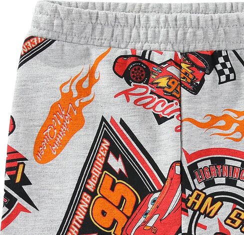 Disney Cars Lightning McQueen Boys 2 Piece Short Sleeve T-Shirt and Shorts Set for Toddler and Big Kids in Saudi Arabia