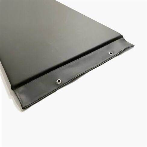 X-Ray Table Pad: 72" x 24" x 1" - Economy Gray Vinyl, Comfort Foam, with Grommets for Hanging Storage, USA Made in Kuwait