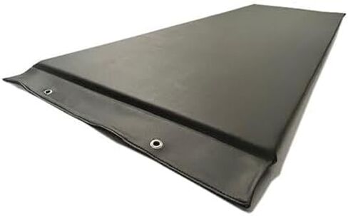 X-Ray Table Pad: 72" x 24" x 1" - Economy Gray Vinyl, Comfort Foam, with Grommets for Hanging Storage, USA Made in Kuwait