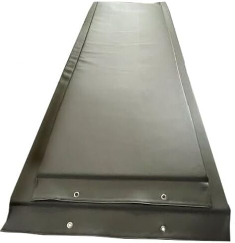 X-Ray Table Pad: 72" x 24" x 1" - Economy Gray Vinyl, Comfort Foam, with Grommets for Hanging Storage, USA Made in Kuwait
