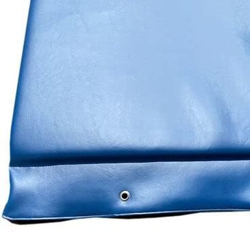 X-Ray Table Pad: 72" x 24" x 1" - Economy Gray Vinyl, Comfort Foam, with Grommets for Hanging Storage, USA Made in Kuwait