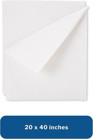 McKesson Drape Sheets, Paper Sheet Breast Drapes, 2-Ply Tissue, Disposable, 24 in x 40 in, 200 Count in Saudi Arabia