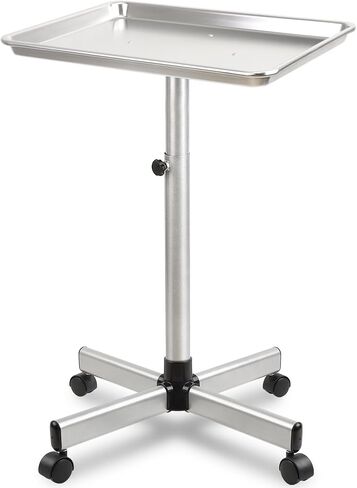 Salon Tray, Salon Color Tray with Adjustable Height, Salon Tray on Wheels, Salon Rolling Tray, Ideal Use As Tattoo Tray＆Dental Tray in Saudi Arabia
