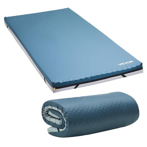 VEVOR Hospital Bed Mattress, 300 lbs Load, Long Term Care Pressure Redistribution Medical-Grade Dual Layer Foam Mattress, Waterproof for Bedsore Treatment Nursing Homes and Home Care, 34 x 76 x 3.5 in in Saudi Arabia