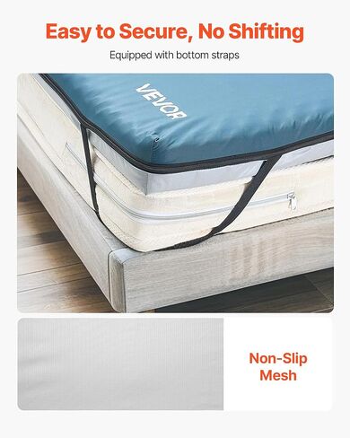 VEVOR Hospital Bed Mattress, 300 lbs Load, Long Term Care Pressure Redistribution Medical-Grade Dual Layer Foam Mattress, Waterproof for Bedsore Treatment Nursing Homes and Home Care, 34 x 76 x 3.5 in in Saudi Arabia