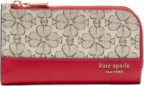 kate spade new york Devin Saffiano Leather Small Slim Bifold Wallet, Tigers Eye in Saudi Arabia