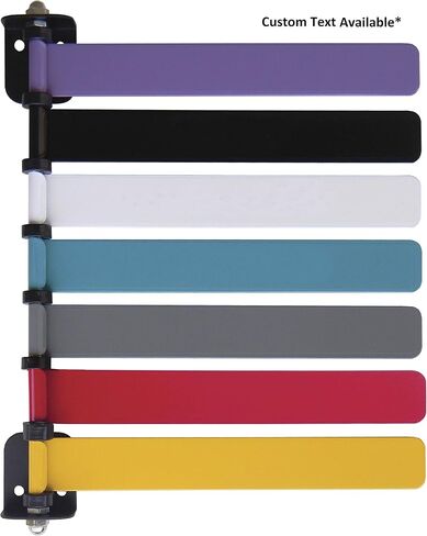 Custom 8" Exam Room Flags (1-12 Flag Options W Custom Text) (3 Flag System) in Kuwait
