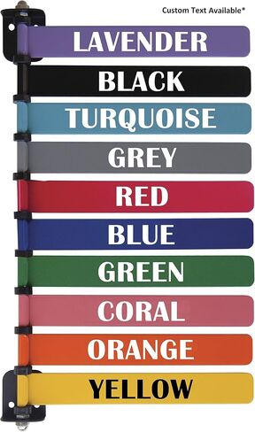 Custom 8" Exam Room Flags (1-12 Flag Options W Custom Text) (3 Flag System) in Kuwait