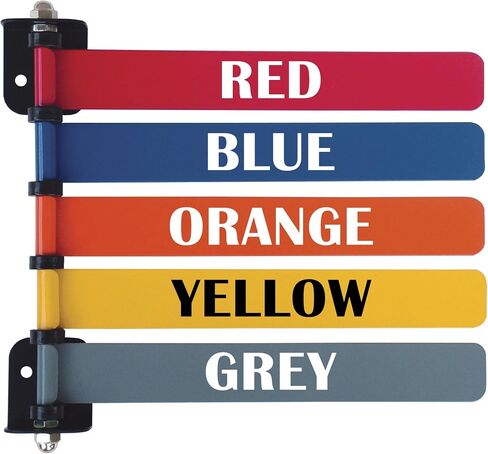 Custom 8" Exam Room Flags (1-12 Flag Options W Custom Text) (3 Flag System) in Kuwait