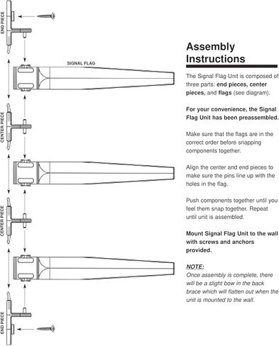 أعلام غرفة الامتحانات (ستة أعلام ، تجميع ذاتي) in Kuwait