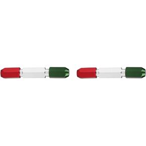 Fafeicy 2PCS Aluminum Alloy Double End Pin Gage Handle Go No Go Plug Gage Handle 0.3‑16mm in Kuwait