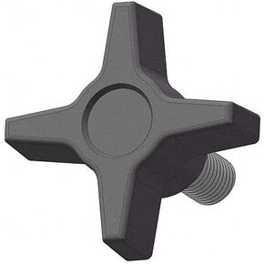INNOVATIVE COMPONENTS Four Prong Knob, 1, 5/16-18, 2 1/2 in in Saudi Arabia