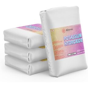 رقائق هيدروكسيد البوتاسيوم KOH - 2200 رطل (40 كيس) - حجم كبير للصناعة الثقيلة ، التصنيع الكيميائي in Kuwait