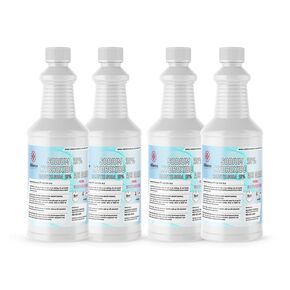 هيدروكسيد الصوديوم بنسبة 25 ٪ من ACS - 4 كوارت - المواد الكيميائية متعددة الحزم للتنظيف الصناعي ، وتعديل الرقم الهيدروجيني ، والتحييد in Kuwait