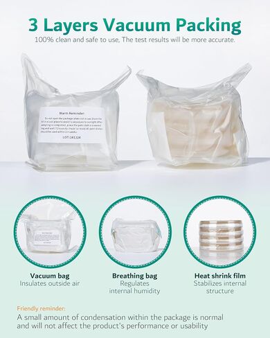 Mold Test Kit for Home, 8 Detection Tests for HVAC, Surfaces & Indoor Air Quality, DIY Black Mold Detector Testing kit at Home, Includes Detailed Identification Guide, 5X Magnifier & Free Lab Analysis in Kuwait