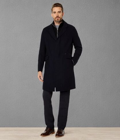 Cole Haan Signature Men's Classic Wool Twill Topper with Bib in Saudi Arabia
