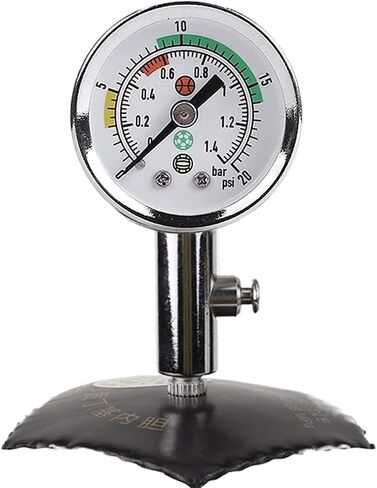1PCS كرة السلة Barometers Portable Gauge Air Watch مع صمام إطلاق الهواء القابل للنفخ in Saudi Arabia