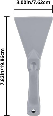 Sparta polypropylene scriper tool food food safe scraper لإزالة بقايا caked-on في المطابخ التجارية ، البلاستيك ، 7.82 × 3 بوصات ، أسود in Saudi Arabia