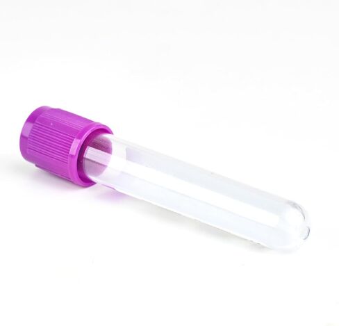 Vacutainer Blood Collection Tubes 5ml Plain Tube Vacuum Collecting Lab Tube for Lab Test Tubes Pet Animals Veterinary 100 Pcs Wrap Packaging in Kuwait