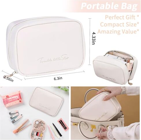 Women's Emergency Kit for Weddings - Survival Set With Makeup Bag, 36 Pc Essential Items for Brides Daily in Kuwait