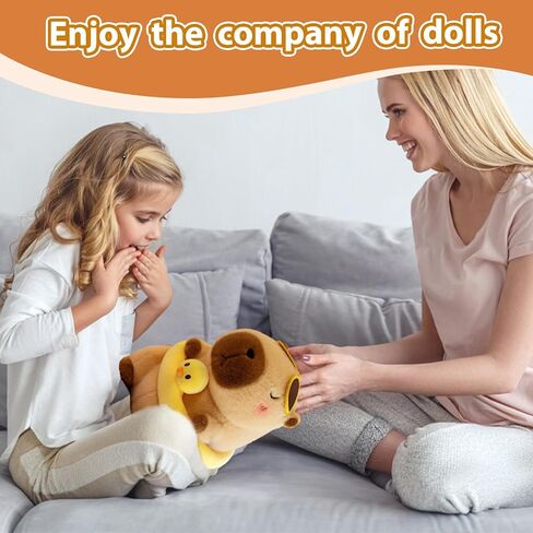 لطيف عيد ميلاد سعيد Capybara Plush Soft Capybara حشو حيوان Kawaii Capybara Plushie حشو ألعاب هدية للأطفال 13 بوصة in Kuwait