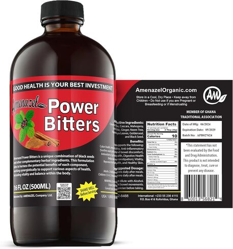 Amenazel Organic Soursop Bitters, 16 fl oz in Saudi Arabia