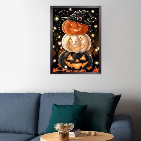 CEOVR Halloween Diamond Art Kits للبالغين ، وهي هيكل عظمي من النقاط الماس في هيكل عظمي 5D Cloy Diy Skull GEM ART ، CHALE CARTS KITS DICT for Home Office 12x16in in Saudi Arabia