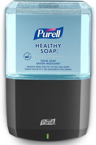 PURELL ES8 Automatic Soap Dispenser, Graphite, for 1200 mL PURELL ES8 HEALTHY SOAP Refills (Pack of 1) - 7734-01 - Manufactured by GOJO, Inc. in Kuwait