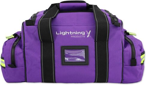 Lightning X قابل للتخصيص EMT Medic First Responder EMS صدمة القفز مع اسم المطرز - الأسود in Kuwait
