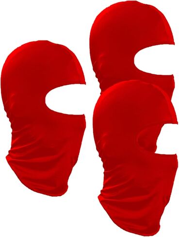 3 Pieces Balaclava Face Mask Outdoor Riding Headgear Men's and Women's Motorcycle Face Mask Windproof Dust Cap (Dark Gray) in Saudi Arabia