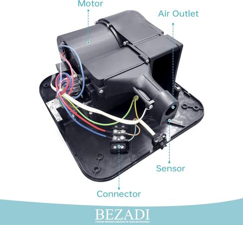 مجفف اليد عالي السرعة تلقائي تدفق الهواء الساخن والبارد ، 1800W 220 فولت جدار مجفف يدوية مثبت in Kuwait