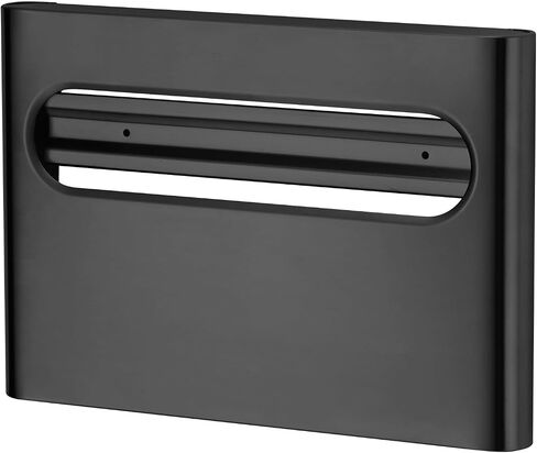 Slim Brushed Stainless Steel Toilet Seat Cover Dispenser – Designer Wall-Mount Holder with Curved Edges and Large Capacity for Single or 1/2 Fold Covers, Aesthetic and Modern Look in Kuwait