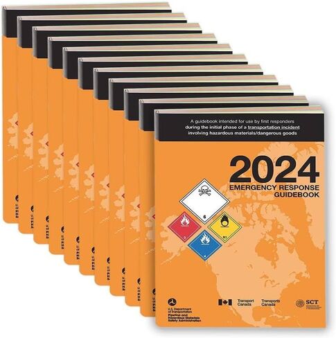 2024 دليل الاستجابة للطوارئ (ERG) ، Soft Bound ، 4 "× 5.5" حجم الجيب ، 10 عبوات ، الإنجليزية ، J. J. Keller & Associates ، Inc. in Kuwait
