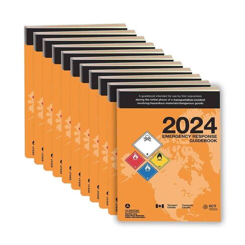 2024 دليل الاستجابة للطوارئ (ERG) ، Soft Bound ، 4 "× 5.5" حجم الجيب ، 10 عبوات ، الإنجليزية ، J. J. Keller & Associates ، Inc. in Kuwait