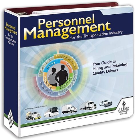 Personnel Management for The Transportation Industry Manual, Your Guide to Hiring Drivers and Retaining Quality Drivers (Latest Edition), J. J. Keller & Associates, Inc. in Saudi Arabia