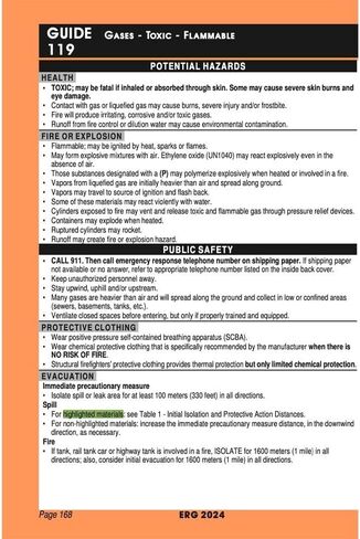 2024 Emergency Response Guidebook (ERG), Spiral Bound, 4" x 5.5" Pocket Size, English, 1-Pack, J. J. Keller & Associates, Inc. in Saudi Arabia