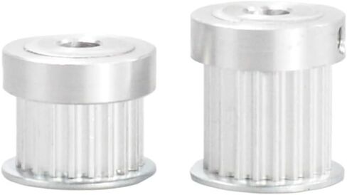 15T Pulley 5/6/6.35/8mm Bore Gear Pulley 3mm Pitch 15mm Belt Width K Type Aluminum Belt Pulleys(5mm,1PC_for Belt Width 10MM) in Saudi Arabia