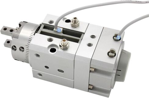 MRHQ rotary gripper 2 fingers Rotary clamping Cylinde MRHQ10D MRHQ16D-180S-N MRHQ20D-90S-N MRHQ25D -90S -180S-N(2Pcs (D-M9B D-M9BV)) in Saudi Arabia