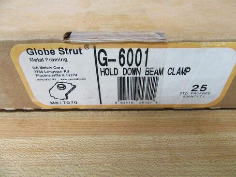 G-6001 Hold Down Beam Clamp G6001 (Pack of 25) in Saudi Arabia