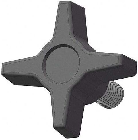 INNOVATIVE COMPONENTS Four Prong Knob, 1, 5/16-18, 2 1/2 in in Saudi Arabia