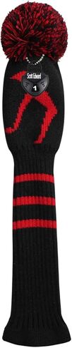 Scott Edward 1PCS Driver Knitted Golf Club Cover Head Cover with a Pom Pom Fits Well Driver Wood Club with Rotating Number Tags for Male/Female Golfers (Fox) in Saudi Arabia