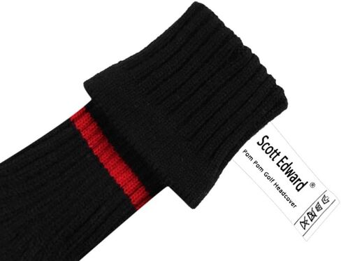 Scott Edward 1PCS Driver Knitted Golf Club Cover Head Cover with a Pom Pom Fits Well Driver Wood Club with Rotating Number Tags for Male/Female Golfers (Fox) in Saudi Arabia