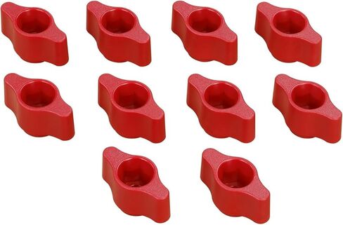 Woodpeckers T-Track Multi-Knob Set, 10-Pack, Use as Through or Stud Knobs, Fits 1/4" Hex Bolts - MMKB1410 in Kuwait