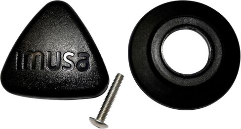 Imusa USA Black Small Spare Triangle Knob Set (Pack of 2) in Saudi Arabia