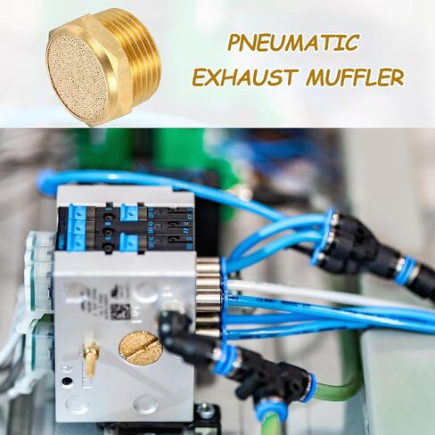 Meccanixity 1pcs مكوّل ضاغط الهواء ، 3/4 "NPT-26MM ذكور عادم برونزي متلاحم للأدوات الهوائية الآلات الصناعية ، شقة in Kuwait