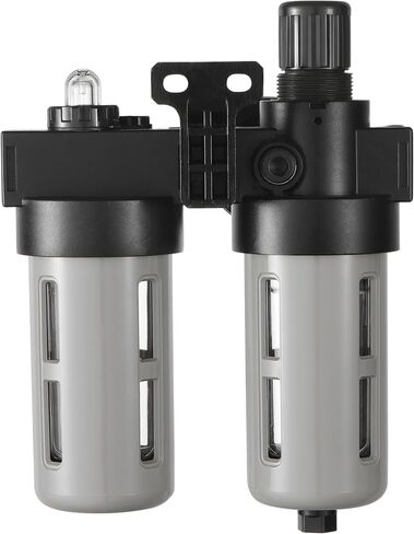 منظم مرشح الهواء المضغوط Combo Combo Airtac BFC2000 1/4''npt 0-140 psi مع مقياس الضغط نصف الصرف 3 في 1 FR.L وحدة in Kuwait